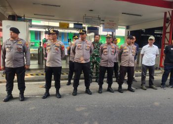 Polres Metro Bekasi Siagakan Personel Amankan Aksi Unjuk Rasa di PT Magnum Ice Cream Indonesia