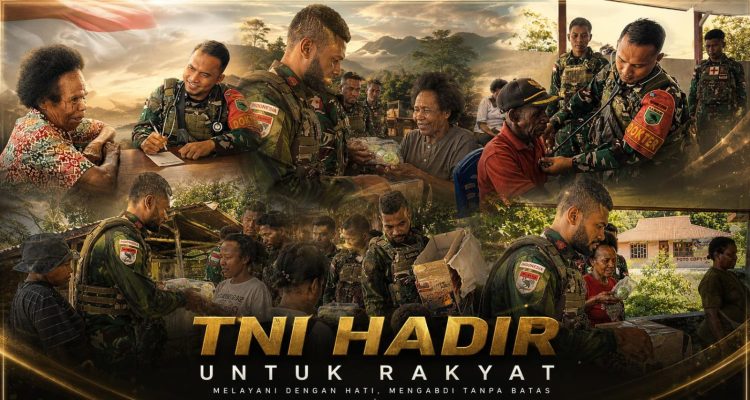 Wujud Nyata Kepedulian Satgas Pamtas Kewilayahan RI-PNG Yonif 764/IB Melalui Pelayanan Kesehatan
