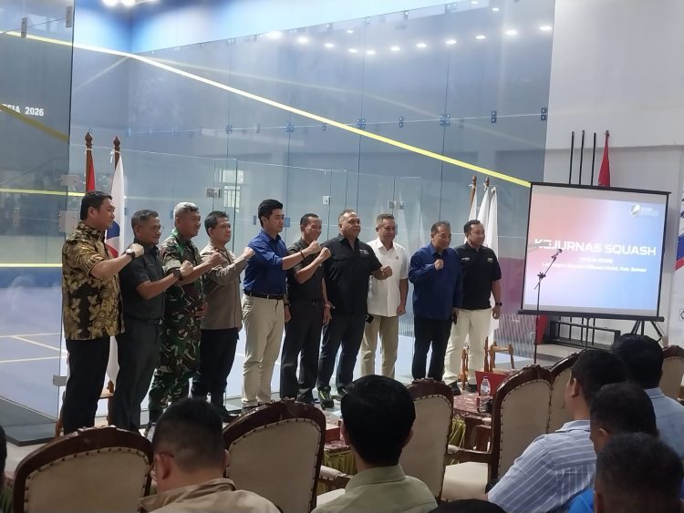 Jaga Jakarta Jaga Bekasi, Polres Metro Bekasi Hadiri Pembukaan Kejurnas Squash 2026 di Stadion Wibawamukti