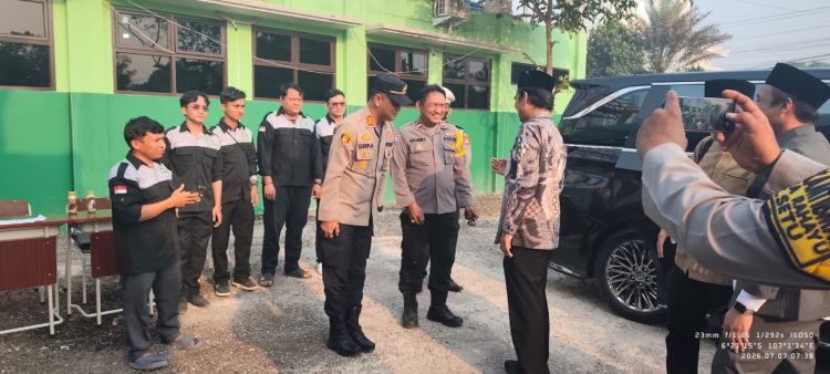 Jaga Jakarta Jaga Bekasi, Polsek Setu Amankan Reuni Akbar ISLAH ’98 Alumni Al-Azhar