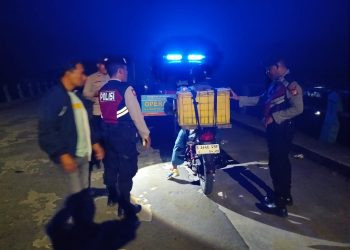 Polsek Muaragembong Gelar Operasi Kejahatan Jalanan, Perkuat Patroli di Jalur Rawan