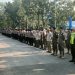 Jaga Jakarta Jaga Bekasi, Polres Metro Bekasi Gelar Apel Pengamanan Aksi Damai FUKHIS di Kompleks Pemda Kabupaten Bekasi