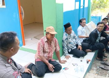JAGA JAKARTA ON THE SPOT, Bhabinkamtibmas Kedungwaringin Ajak Warga Karangharum Jaga Harmoni Jelang Pilkades