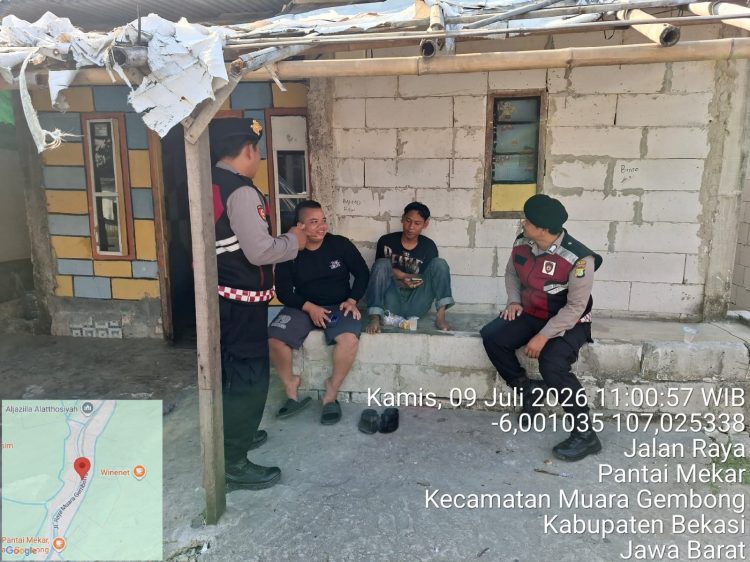 JAGA JAKARTA ON THE SPOT, Polsek Muara Gembong Gelar Patroli KRYD Antisipasi Guantibmas dan Kejahatan Jalanan