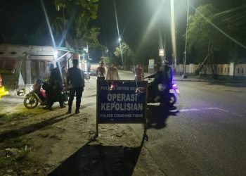 OKJ Polsek Cikarang Timur Periksa Kendaraan dan Amankan Dua Sepeda Motor Tanpa STNK
