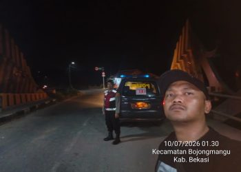 Patroli Biru Polsek Bojongmangu Perkuat Pengawasan di Jalur Perbatasan