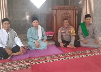 JAGA JAKARTA ON THE SPOT, Safari Jumat Polsek Serang Baru Pererat Silaturahmi dan Sampaikan Pesan Kamtibmas