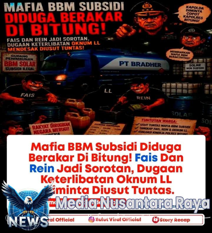Dugaan Penimbunan Solar Subsidi di Bitung Mencuat, Warga Desak Polda Sulut Selidiki Fais, Rein, dan Oknum LL Secara Menyeluruh
