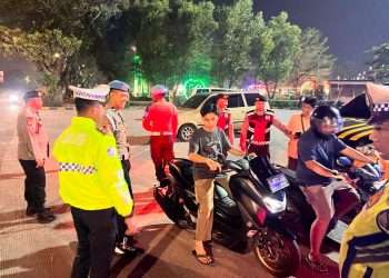 Patroli Skala Besar Polres Metro Bekasi Perkuat Antisipasi Tawuran dan Gangguan Kamtibmas