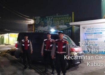 Patroli Samapta Polsek Cikarang Timur Perkuat Pengamanan di Jalur Utama Antisipasi 3C dan Tawuran