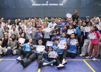 Polres Metro Bekasi Laksanakan Monitoring Pengamanan Penutupan Kejurnas Squash Indonesia 2026 di Wibawa Mukti