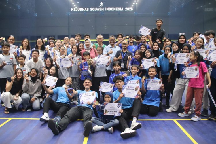 Polres Metro Bekasi Laksanakan Monitoring Pengamanan Penutupan Kejurnas Squash Indonesia 2026 di Wibawa Mukti