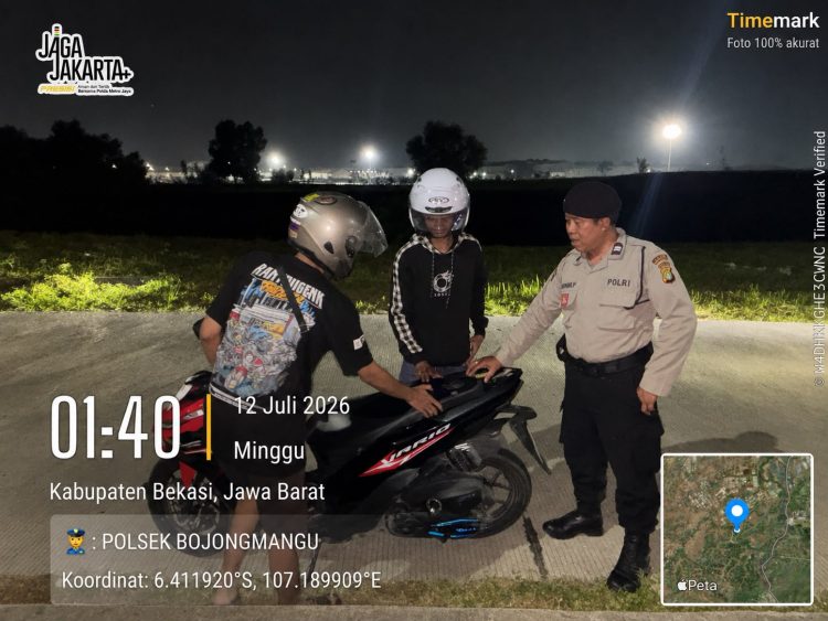 Patroli Biru Polsek Bojongmangu Intensifkan Harkamtibmas untuk Cegah Kejahatan 3C
