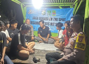 Polsek Tambelang Gelar Jaga Bekasi On The Spot, Perkuat Sinergi dengan Warga Jaga Kamtibmas