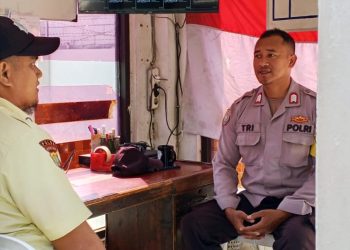 JAGA JAKARTA ON THE SPOT: Bhabinkamtibmas Kertasari Sambangi Ponpes Albinaa, Perkuat Pengamanan Penerimaan Santri Baru