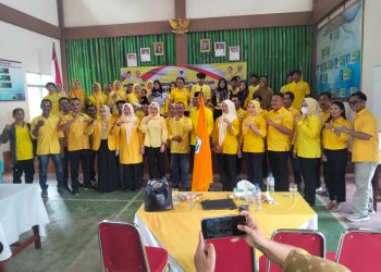 Ketua DPD Partai Golkar Kabupaten Pringsewu Buka Musyawarah Tingkat Kecamatan Di Pekon Panggungrejo Sukoharjo Pringsewu