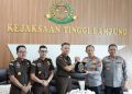 Perkuat Sinergitas Penegakan Hukum, Kapolda Lampung Silaturahmi ke Kejaksaan Tinggi