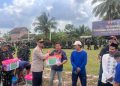 Perkuat Sinergi TNI-Polri dan Pemerintah Bangun Infrastruktur Desa, Kapolres Lampung Utara Hadiri Pembukaan TMMD ke-129