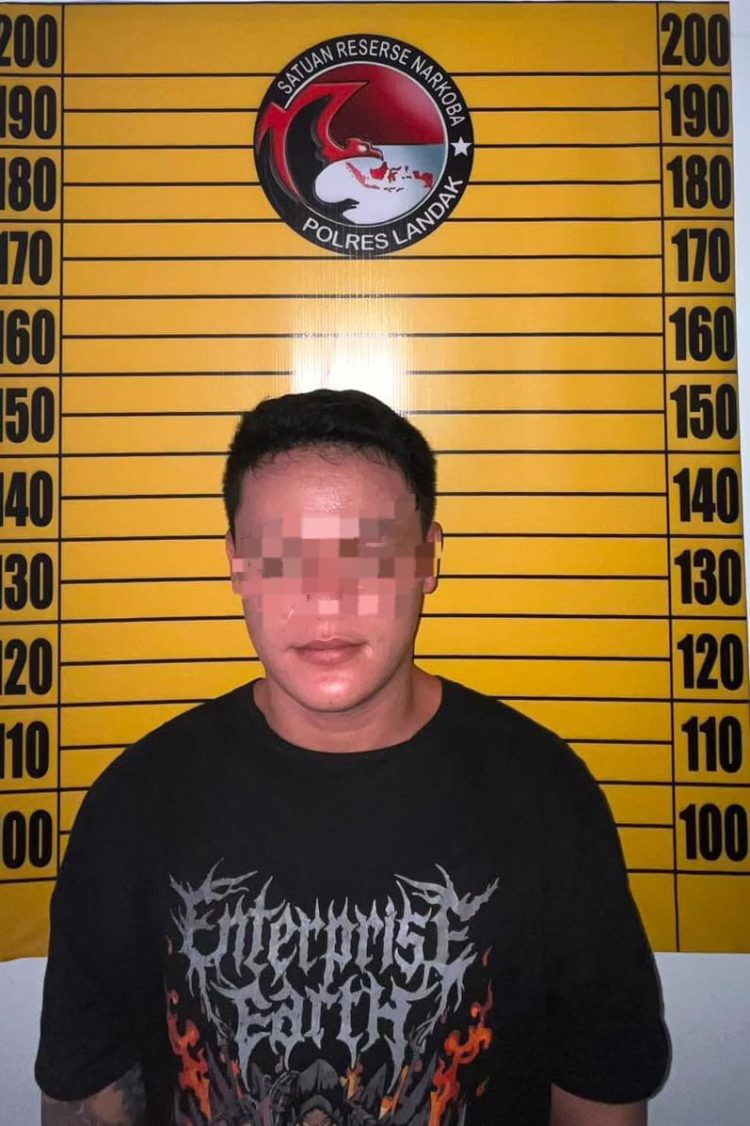 Lagi-Lagi di Mandor! Pengedar Sabu Diciduk, Polisi Sita 20,43 Gram Barang Bukti