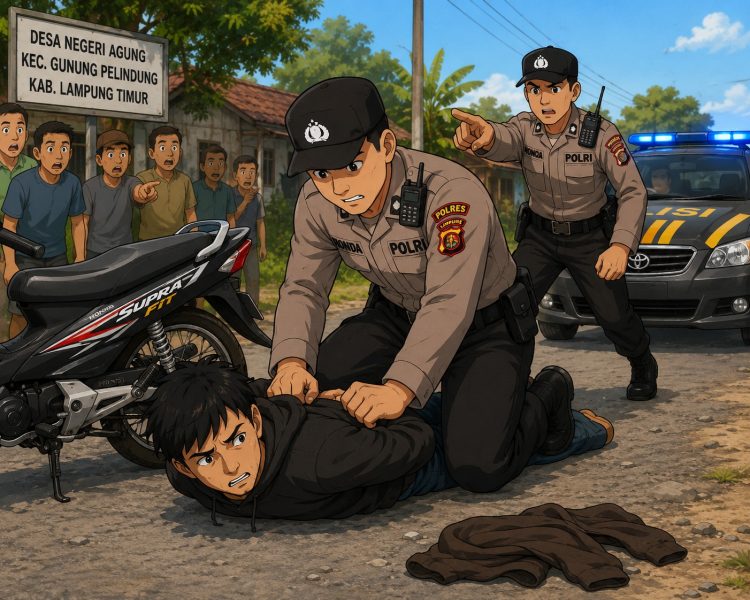 Kabur Usai Curi Motor, Remaja di Gunung Pelindung Terjatuh dan Ditangkap Warga