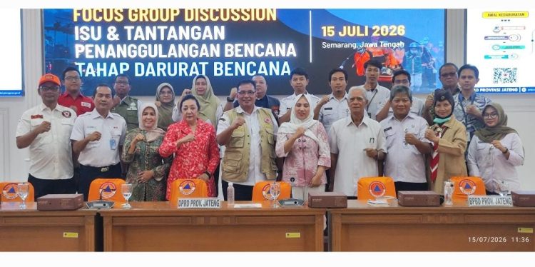 FGD Penanggulangan Bencana Jawa Tengah Dorong Blueprint Terpadu, Penguatan Relawan, dan Kolaborasi Lintas Sektor