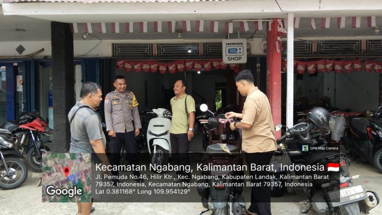 Kehadiran Bhabinkamtibmas di Dealer Motor Beri Rasa Aman dan Edukasi Kamtibmas