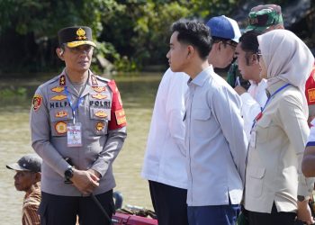 Kapolda Lampung Monitoring Pengamanan Kunjungan Kerja Wakil Presiden RI di Lampung Timur