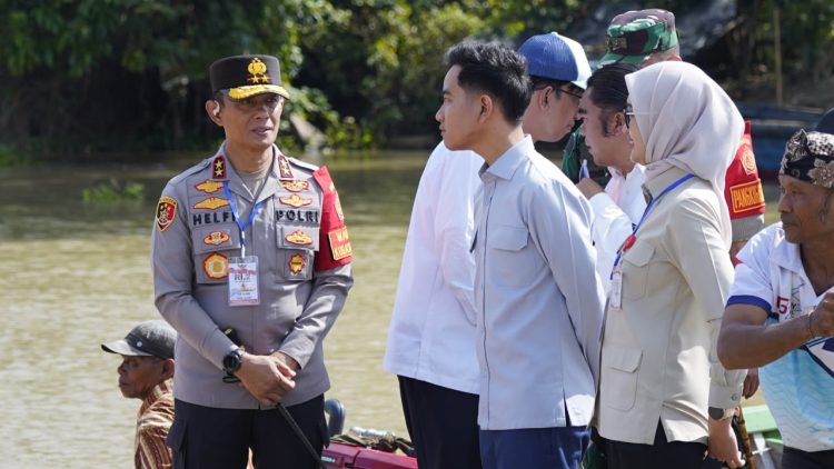 Kapolda Lampung Monitoring Pengamanan Kunjungan Kerja Wakil Presiden RI di Lampung Timur