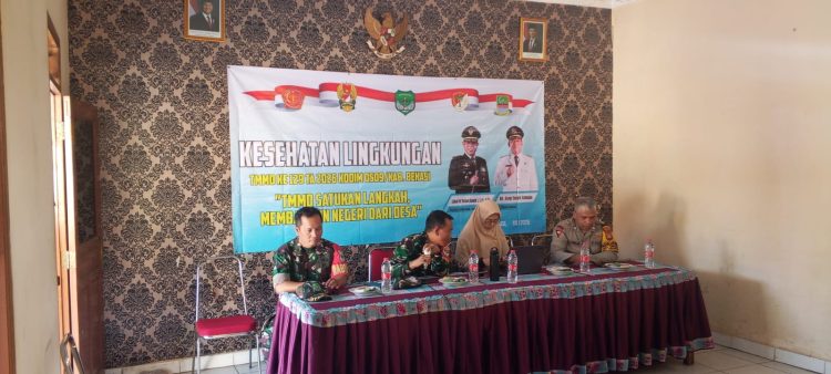 TMMD ke-129, Bhabinkamtibmas Sirnajati Monitor Penyuluhan Kesehatan dan Pencegahan Stunting