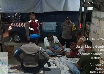 Patroli Jaga Jakarta Jaga Bekasi, Polsek Muaragembong Antisipasi Kejahatan 3C dan Tawuran Remaja