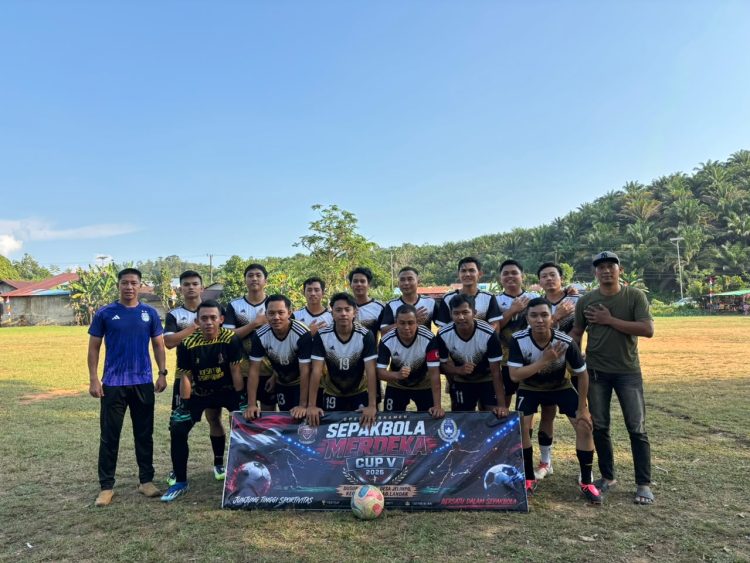 Bhayangkara Polres Landak FC Pesta Gol, Tumbangkan Gerhana FC 4-0 di Turnamen Merdeka Cup V
