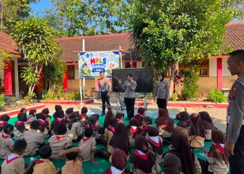 Polisi Sahabat Anak, Satlantas Polres Wonogiri Tanamkan Budaya Tertib Lalu Lintas Sejak Usia Dini