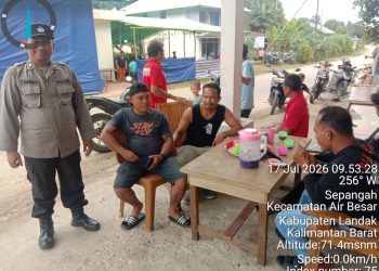 Antisipasi Curat hingga Pinjol Ilegal, Polsek Air Besar Gencarkan Himbauan Saat Patroli Jumat Siang