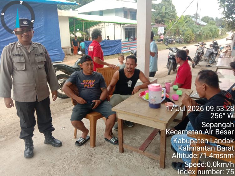Antisipasi Curat hingga Pinjol Ilegal, Polsek Air Besar Gencarkan Himbauan Saat Patroli Jumat Siang