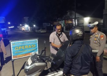 Tekan Kejahatan Jalanan, Polsek Kedungwaringin Gelar OKJ dan Patroli Biru