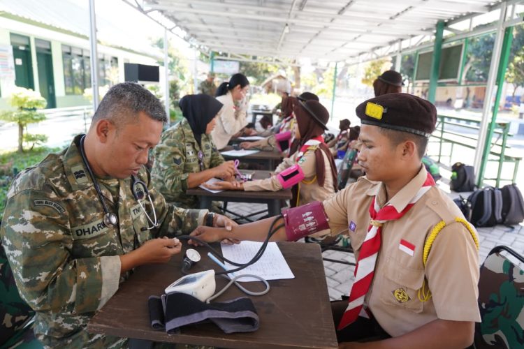 Kodim 0808/Blitar Gelar Persami KKRI, Bentuk Generasi Muda Tangguh Dan Berkarakter Kebangsaan