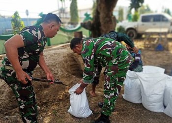 Material TMMD Ke-129 Siap Dikirim Ke Kampung Wanam Distrik Ilwayab Merauke