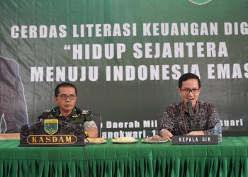 Perkuat Literasi Keuangan Digital, Kodam XVIII/Kasuari dan OJK Papua Barat Bekali Prajurit Hadapi Kejahatan Finansial