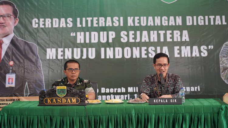 Perkuat Literasi Keuangan Digital, Kodam XVIII/Kasuari dan OJK Papua Barat Bekali Prajurit Hadapi Kejahatan Finansial