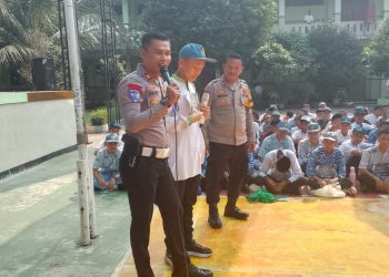 Police Go to School, Polsek Tambun Selatan Edukasi Pelajar SMAN 1 Tambun tentang Keselamatan Berlalu Lintas