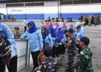 Guskamla Koarmada I BKO KRI Imam Bonjol-383 Gelar Bakti Sosial dan Open Ship di Lampung