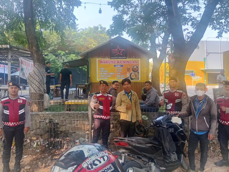 Jaga Jakarta Jaga Bekasi, Patroli Samapta Sambangi Sentra Ekonomi Cikarang Utara