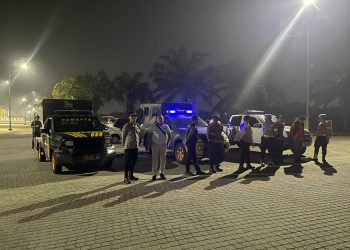 Jaga Bekasi, Polres Metro Bekasi Gelar Patroli Skala Besar hingga Dini Hari
