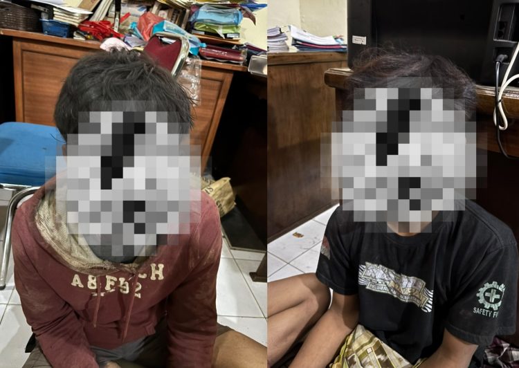 Patroli Polsek Serang Baru Bersama Warga Amankan Dua Orang Diduga Terlibat Pencurian