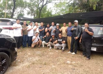 SYUKURAN PENUH KEAKRABAN, KAPERWIL MEDIA TNI POLRI DKI JAKARTA PERERAT SILATURAHMI ANTAR WARTAWAN DI BOGOR