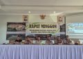 Polsek Cikarang Pusat Hadiri Sosialisasi Tahapan Pilkades Hegarmukti, Tekankan Netralitas Panitia dan Kondusivitas Wilayah