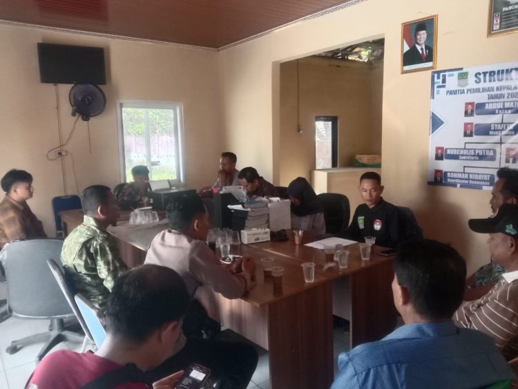 Jaga Jakarta Jaga Bekasi, Polsek Tambelang Perkuat Koordinasi Pengamanan Pendaftaran Bakal Calon Kepala Desa Sukaringin