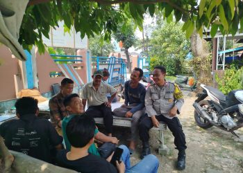 Jaga Jakarta Jaga Bekasi, Bhabinkamtibmas Kedungwaringin Ajak Warga Jaga Persaudaraan Jelang Pilkades