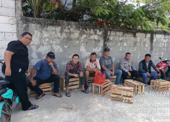 Jaga Jakarta Jaga Bekasi, Bhabinkamtibmas Kebalen Ajak Warga Aktifkan Kembali Siskamling