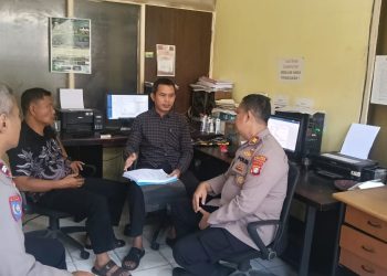 Jaga Jakarta Jaga Bekasi, Polsek Tambelang Perkuat Koordinasi Pengamanan Pendaftaran Bakal Calon Kepala Desa Sukaringin